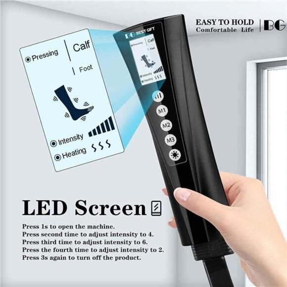 Foot and Leg Massager with Heat, Best Gifts for Mom, Dad, Women, Men and Elder - Picture 5 of 7